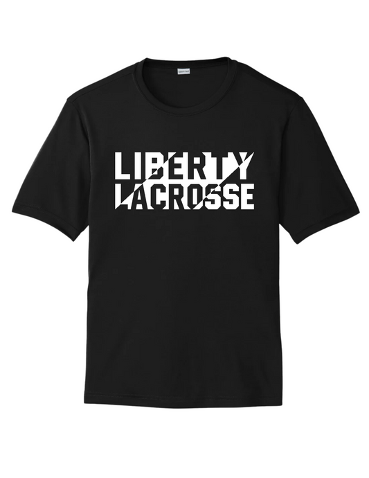 Stacked Pride Moisture-Wicking Tee – Bold White Print