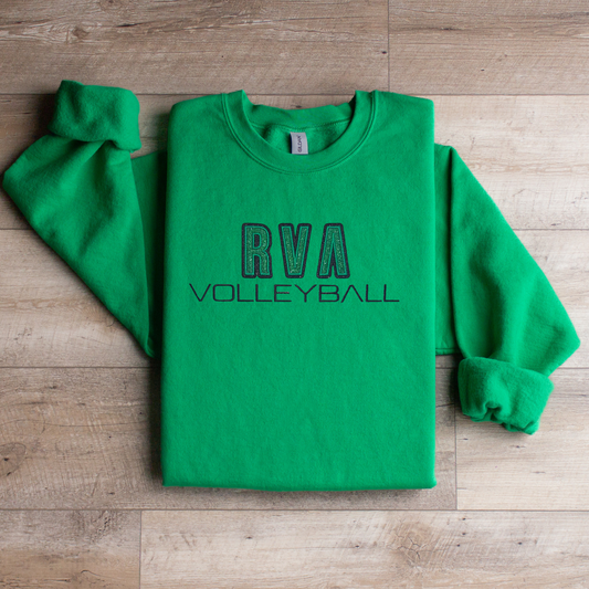 RVA Volleyball Club Glitter Appliqué Crew