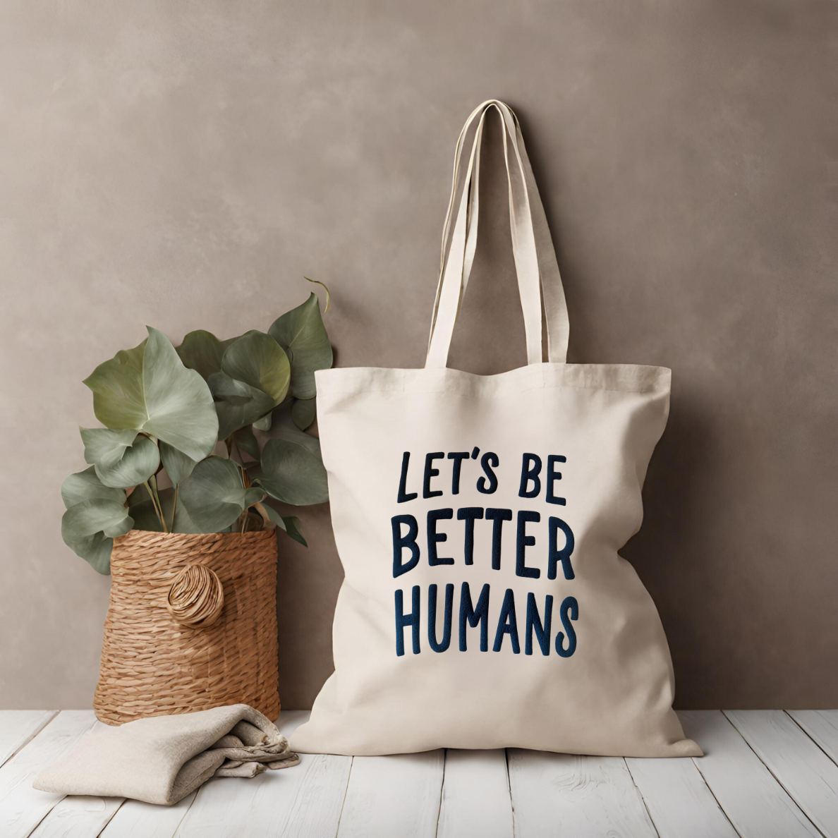 Better Humans 3D Puff Tote