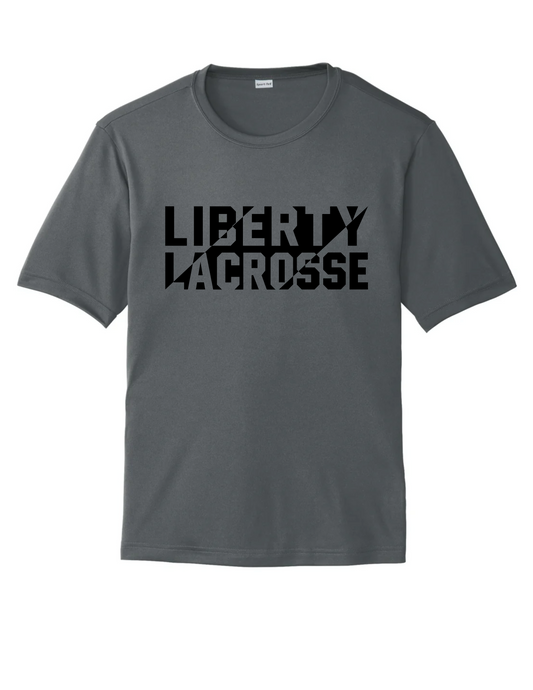 Stacked Pride Moisture-Wicking Tee – Bold Black Print