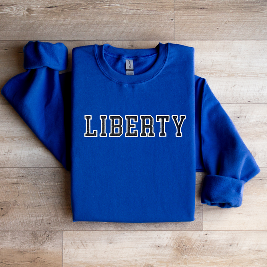 Liberty Bold Spirit Glitter Crew