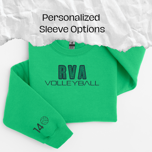 RVA Volleyball Club Glitter Appliqué Hoodie