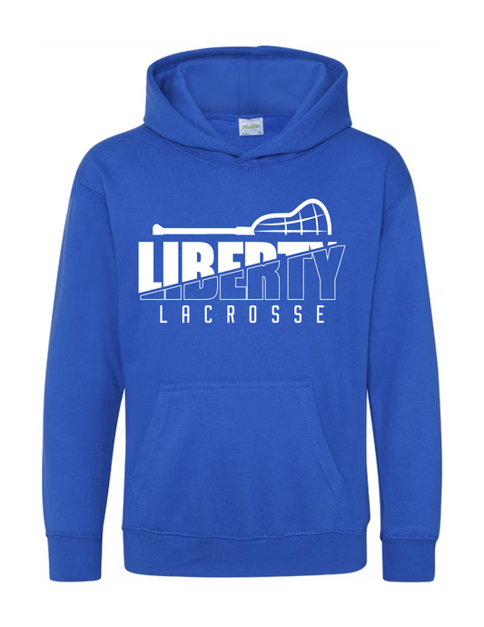 Bison Lacrosse Stick Pride Hoodie – Bold White Print