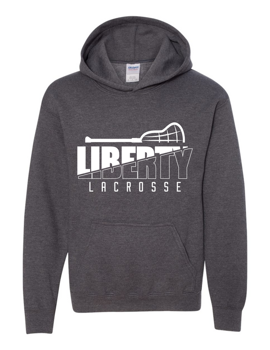 Bison Lacrosse Stick Pride Hoodie – Bold White Print