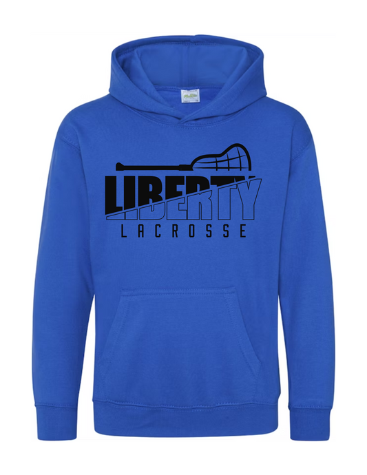Bison Lacrosse Stick Pride Hoodie – Bold Black Print