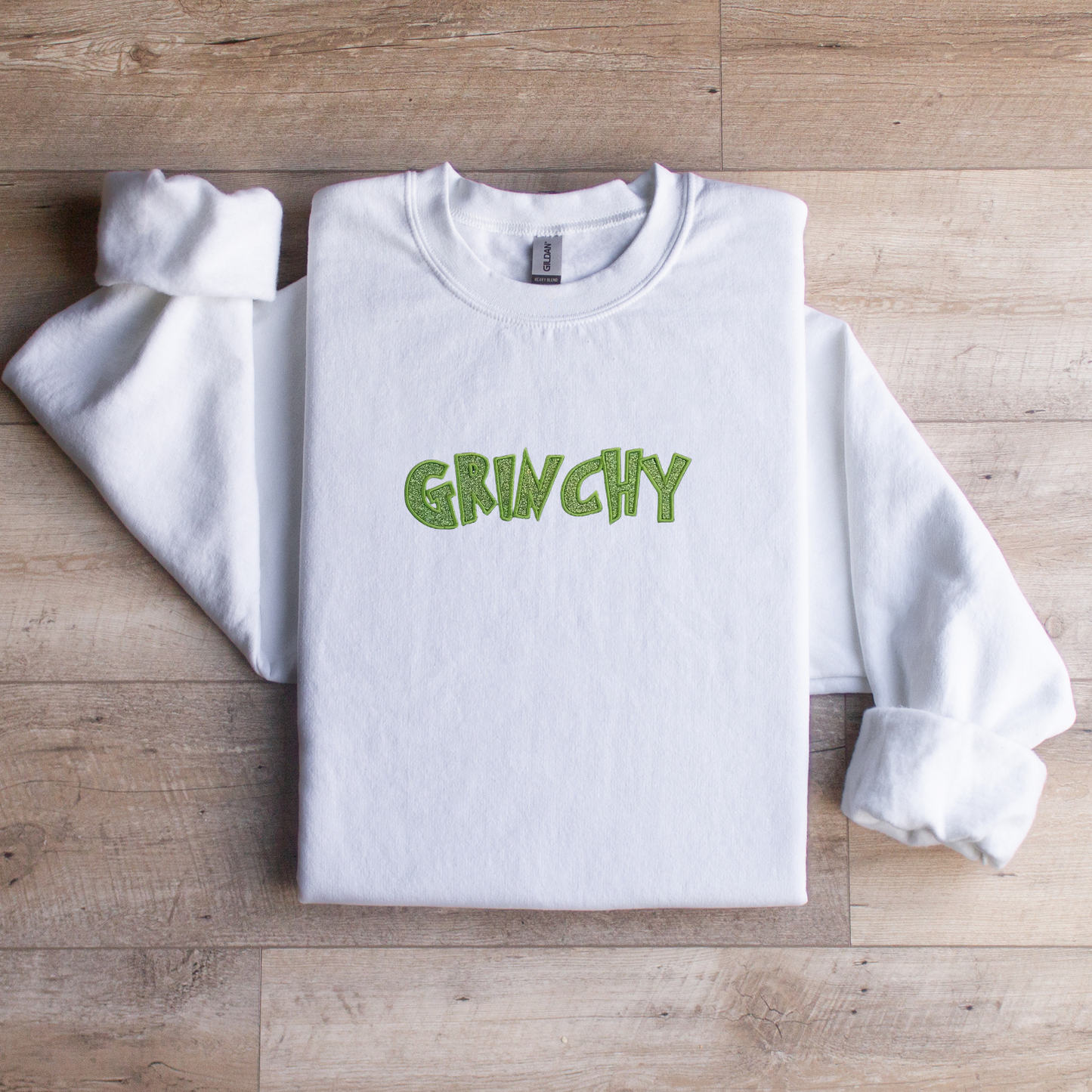 Glitter & Grinchy Crewneck Sweatshirt