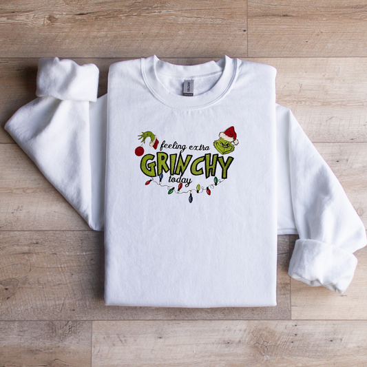 Feeling Extra Grinchy Crewneck Sweatshirt