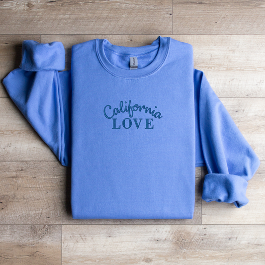 California Love Classic Script Crew