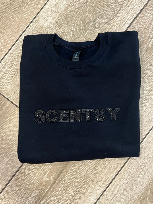 Scentsy Color-on-Color Glitter Appliqué Crew