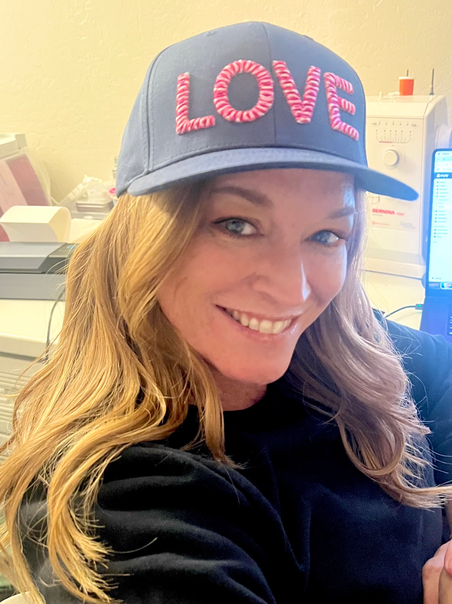 LOVE 3D Puff Trucker Hat