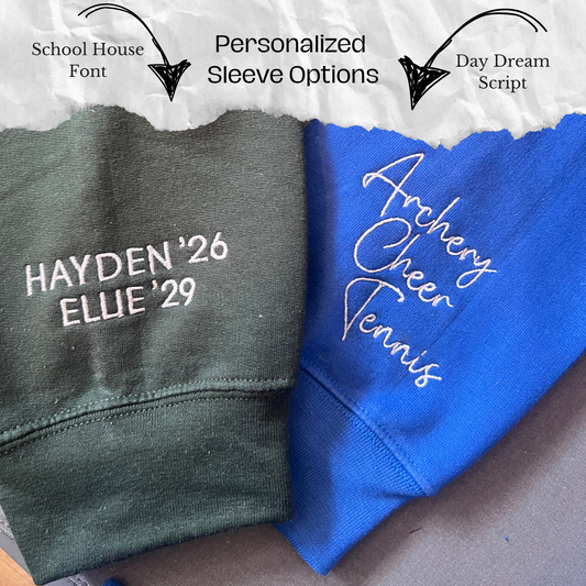 Horizon Varsity Glitter Hoodie