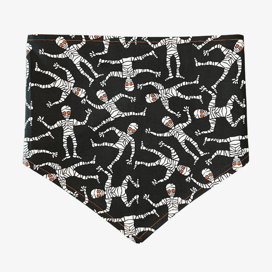 "Mummy Boogie & Candy Corn Craze" Dog Bandana