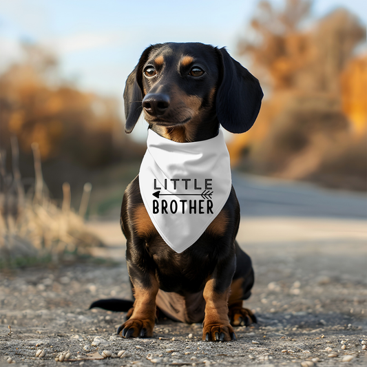 "Little Brother" Dog Bandana