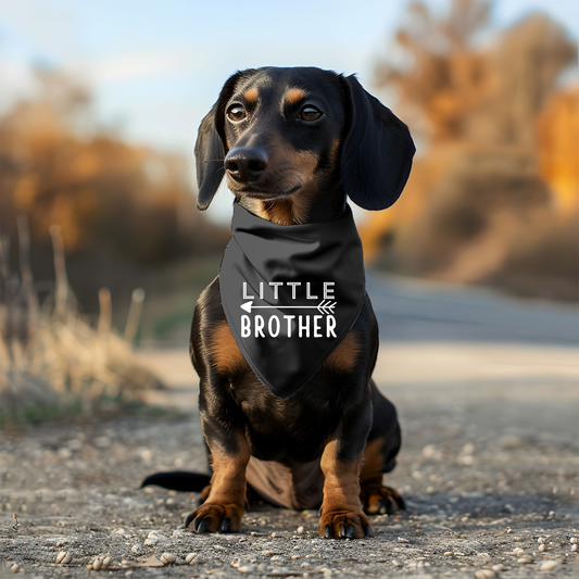 "Little Brother" Dog Bandana