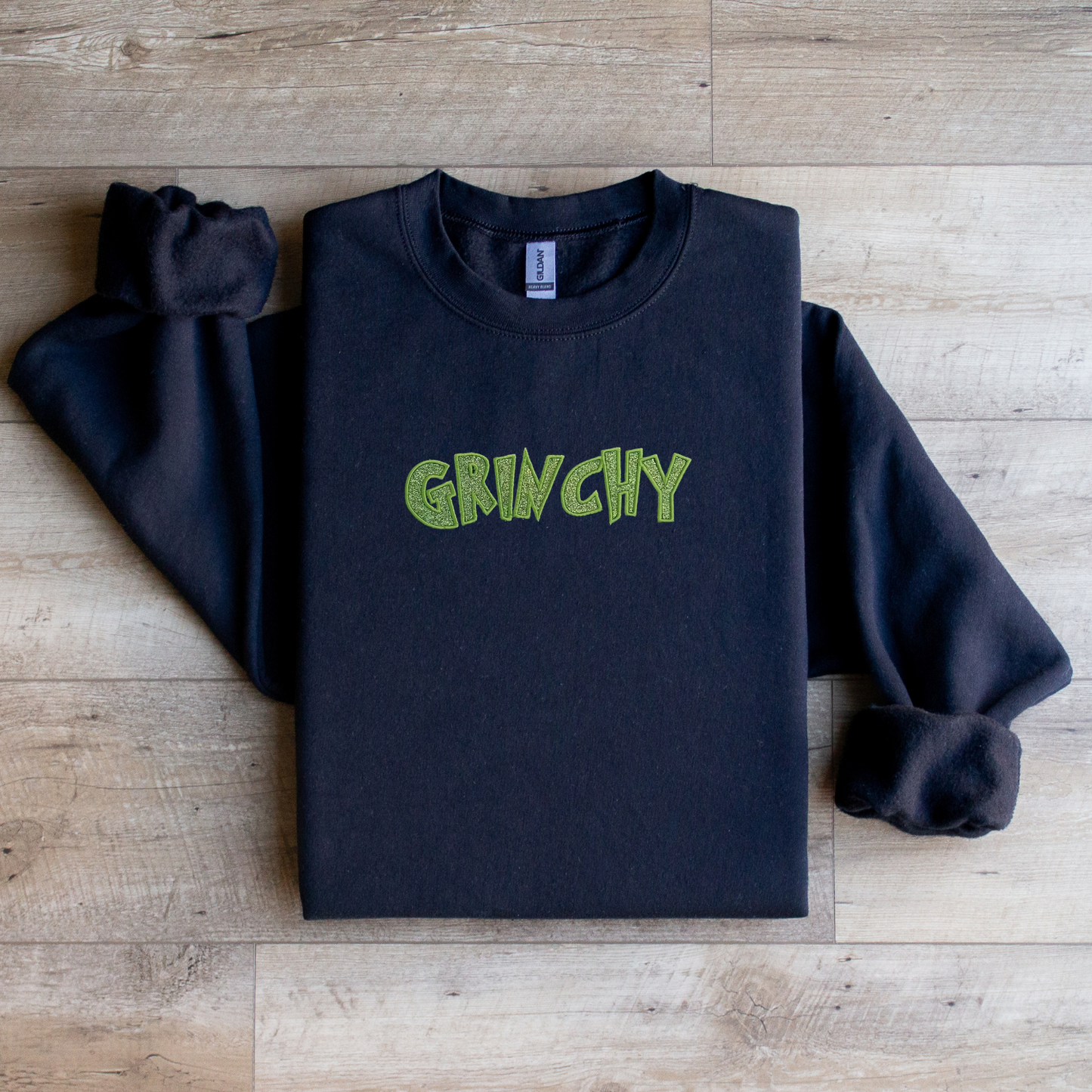 Grinchy Sparkle Crewneck Sweatshirt