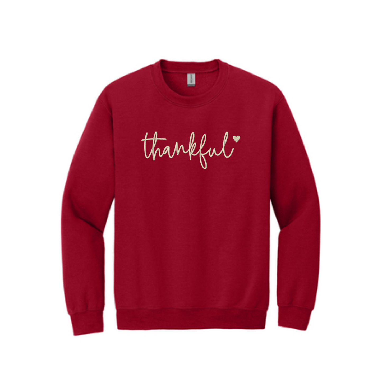 Thankful Embroidered Crewneck