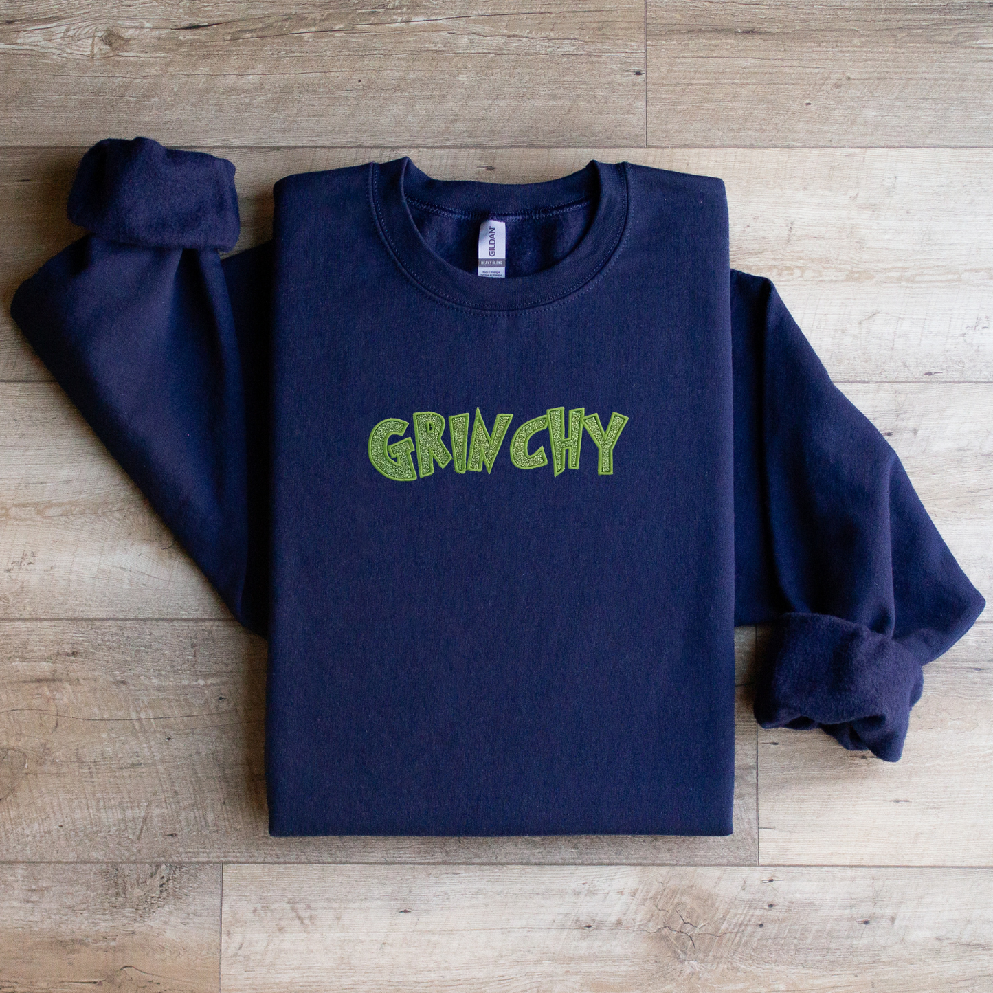 Grinchy Sparkle Crewneck Sweatshirt