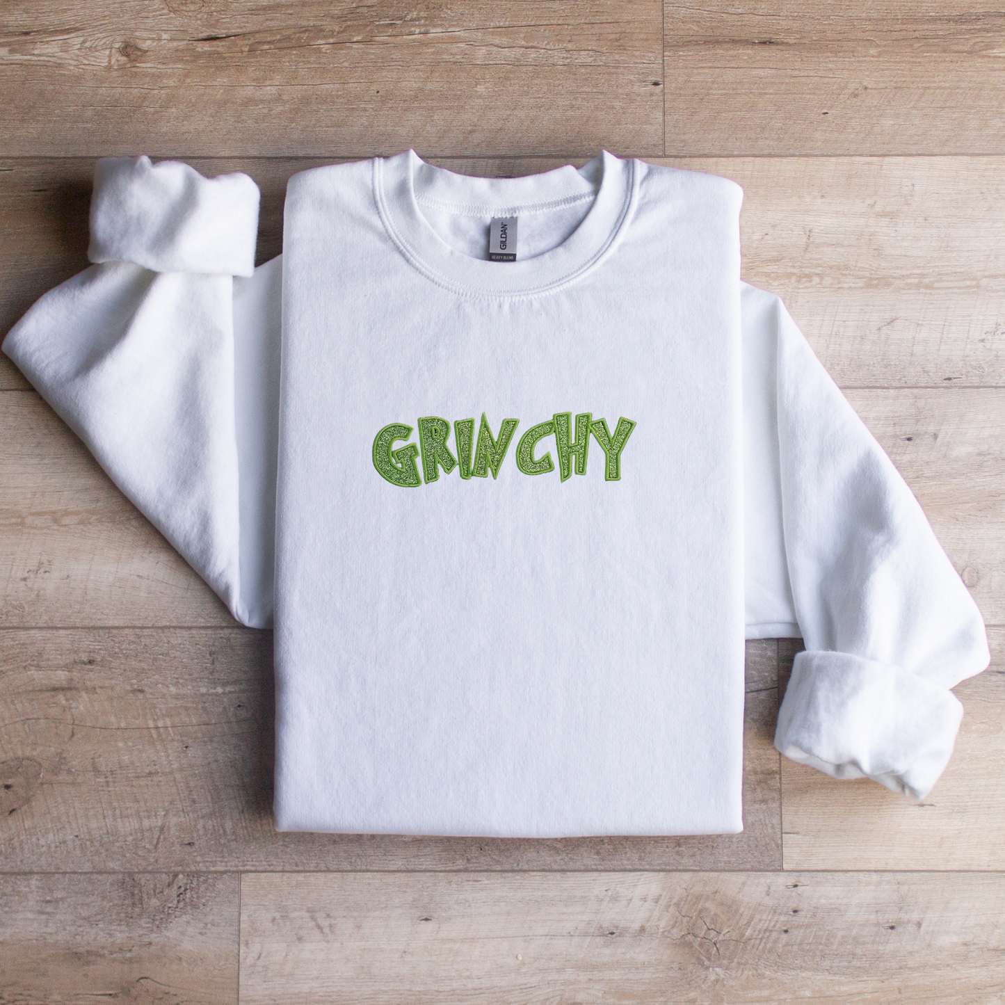 Grinchy Sparkle Crewneck Sweatshirt