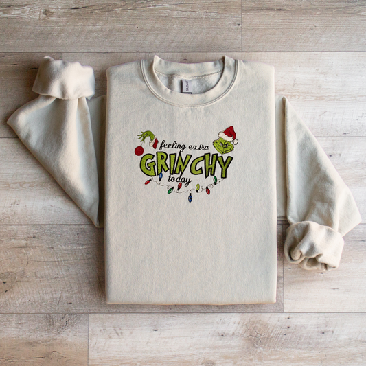 Feeling Extra Grinchy Crewneck Sweatshirt