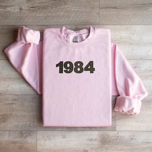 Custom Birthday Year Crewneck Sweatshirt