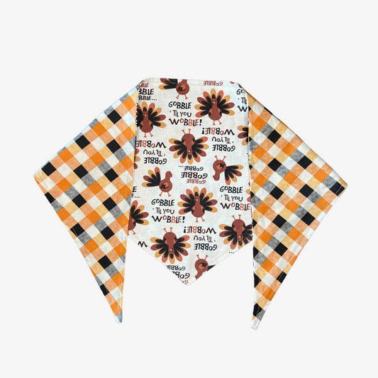 "Gobble Till You Wobble" Dog Bandana