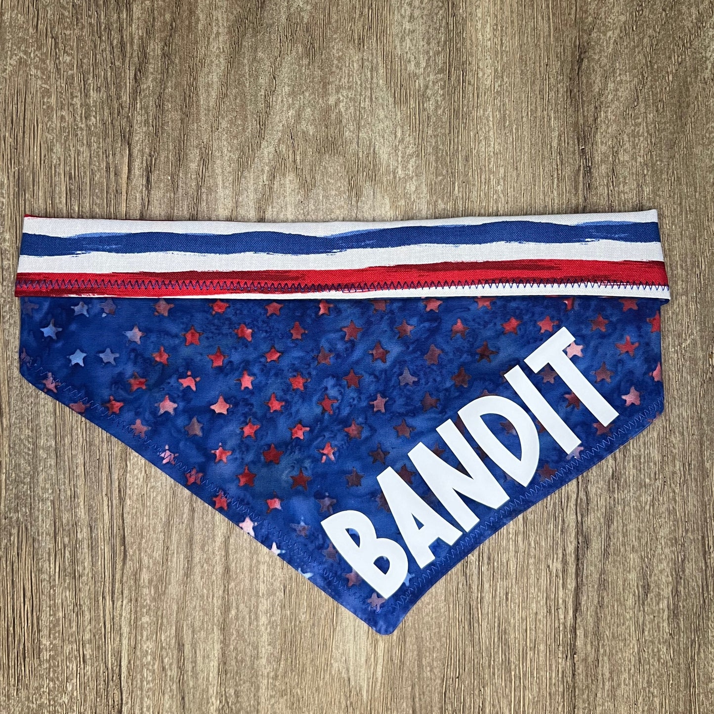 Stars & Stripes Dog Bandana - Reversible