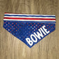 Stars & Stripes Dog Bandana - Reversible