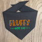 "Fluffy, Not Fat" Dog Bandana