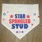 "Star Spangled Stud" Dog Bandana