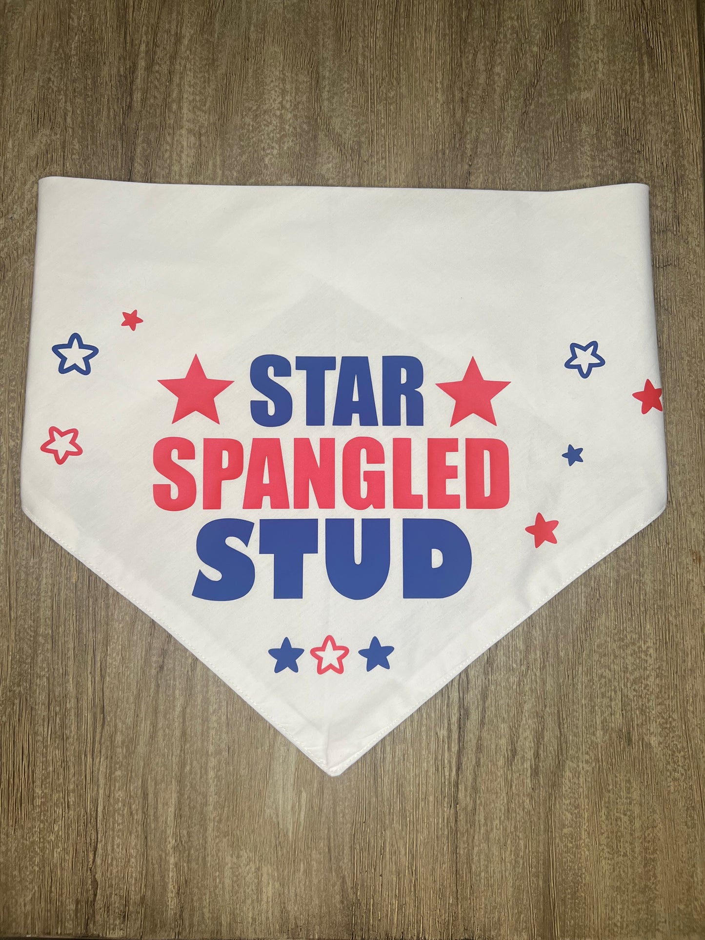 "Star Spangled Stud" Dog Bandana